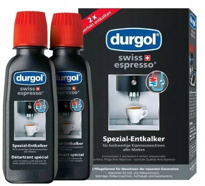 Set of descalers for all kettle machines DURGOL Swiss 2x125ml