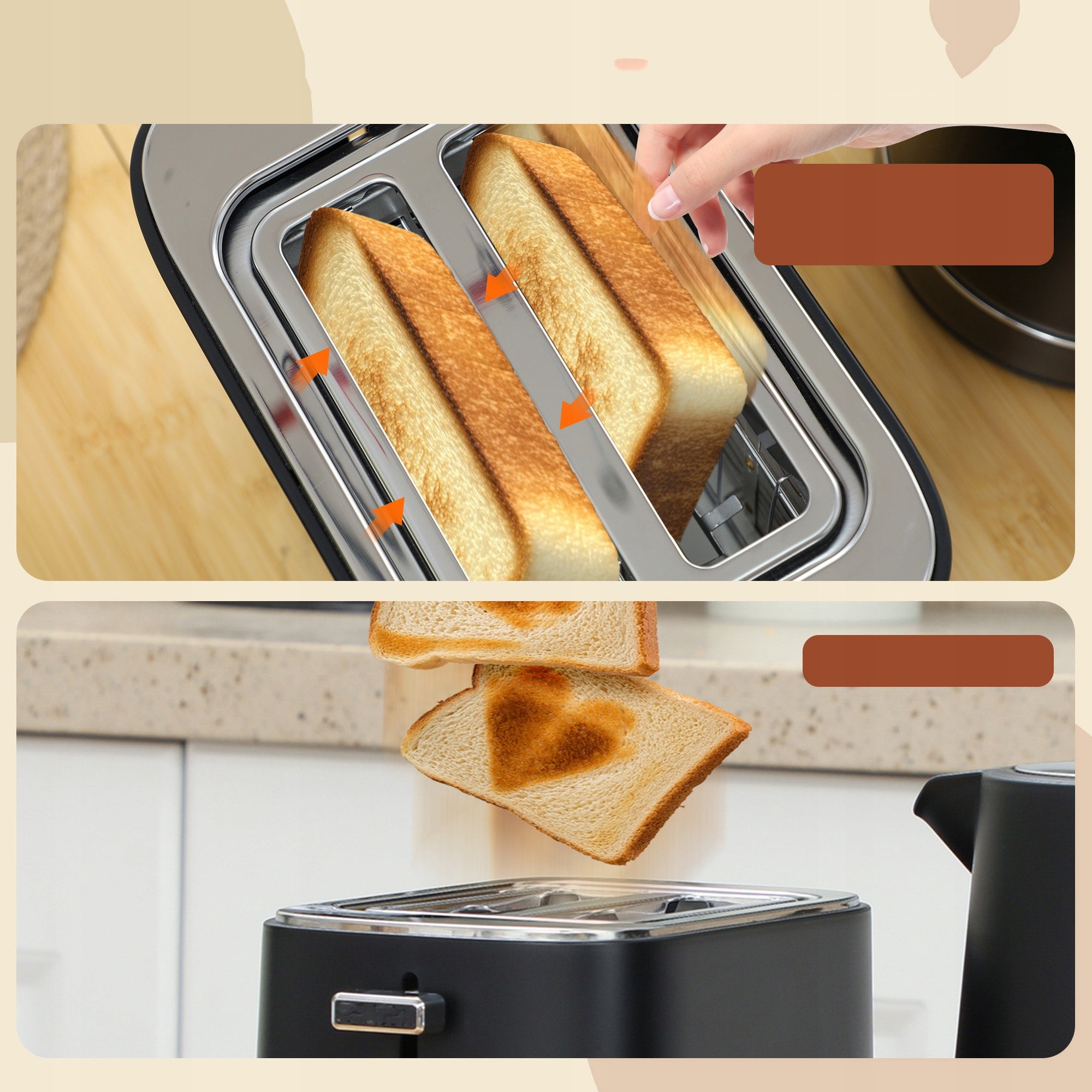 Set of electric kettle and toaster 1.7L Kettle 2 Slice Toaster 2200W EAN (GTIN) 4894981941287