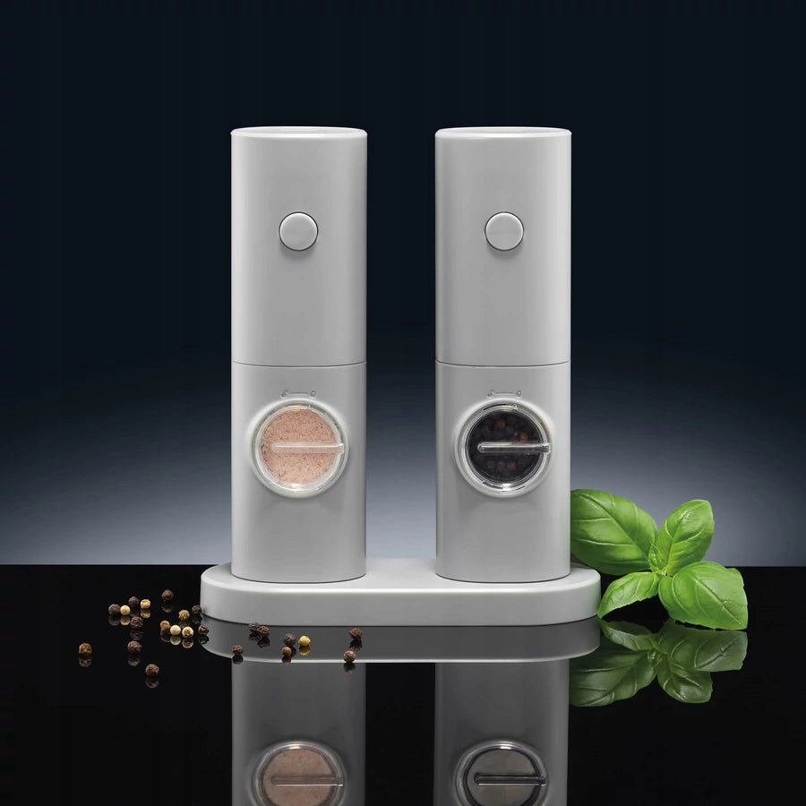 Set of electric salt and pepper grinders Mellizo AMBITION 2 pcs GREY Packaging status original