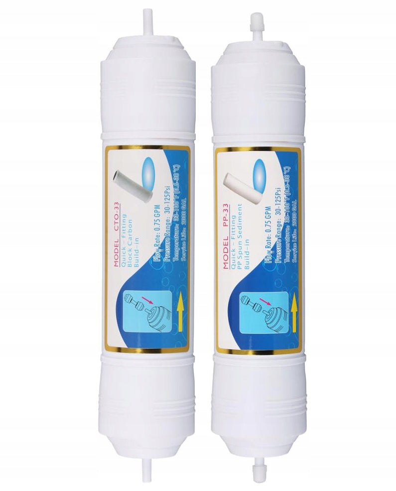 Set of filter cartridges for Pad filters