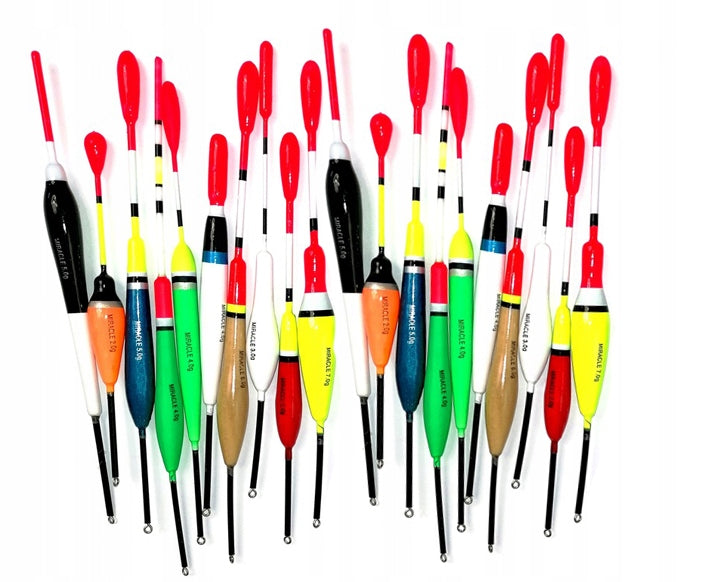 Set of floats 20 pcs floats + STOPWATCHES FREEBIE Brand Miracle Fish