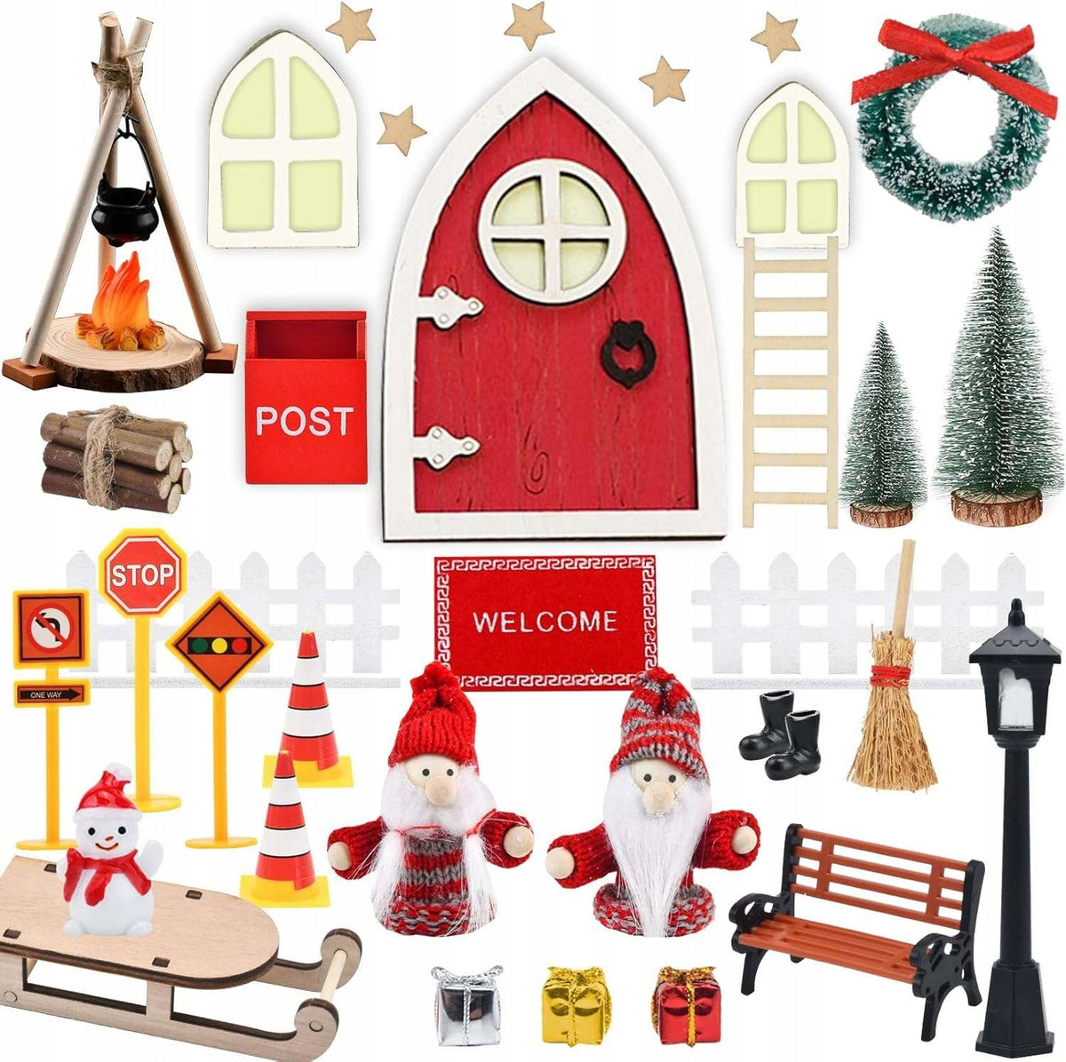 Set of gadgets for Elf 54 el. XXL Christmas DIY Kit