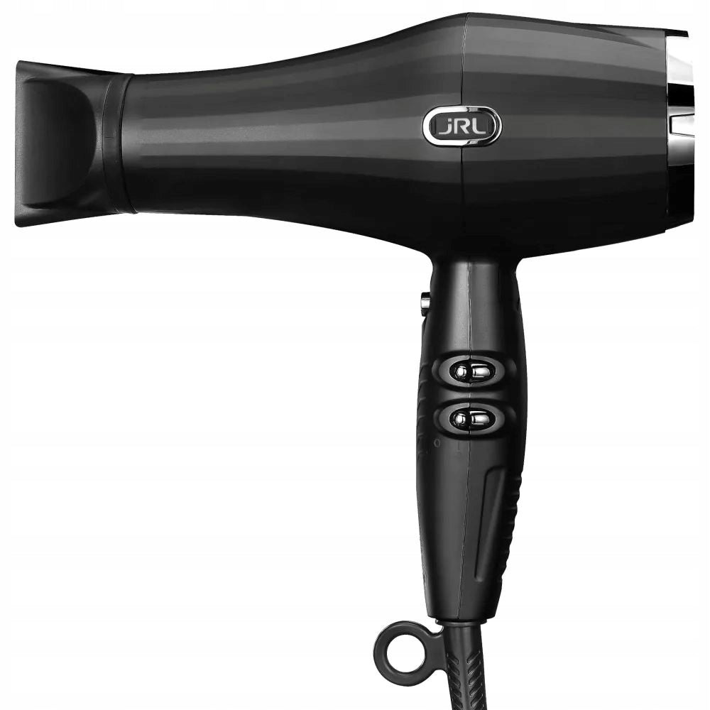 Set of hair dryer JRL FP2020L Ultra Light Black + 2 Combs Packaging status original