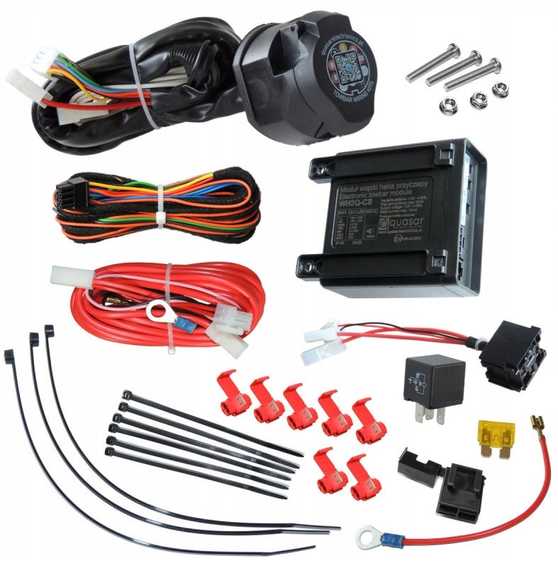 Set of hook module for caravans WH3Q-CS-G13-LED DIGITAL 13 pin
