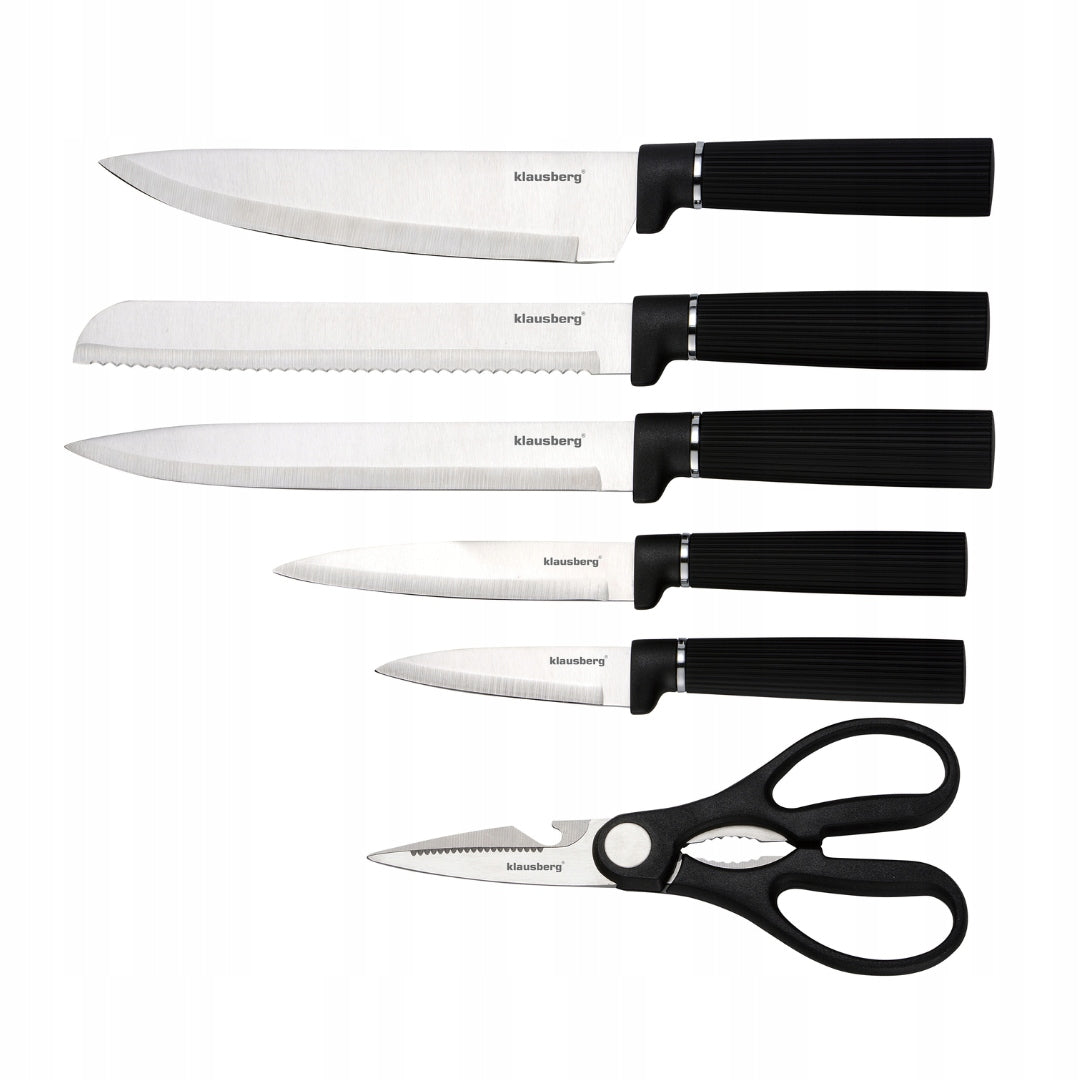 Set of knives 5el. + board + paper towel holder + scissors, KB-7977 Manufacturer code KB-7977