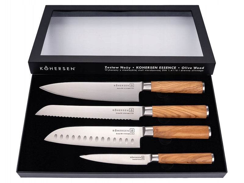 Set of knives KOHERSEN Essence Olive Wood (4 pieces)
