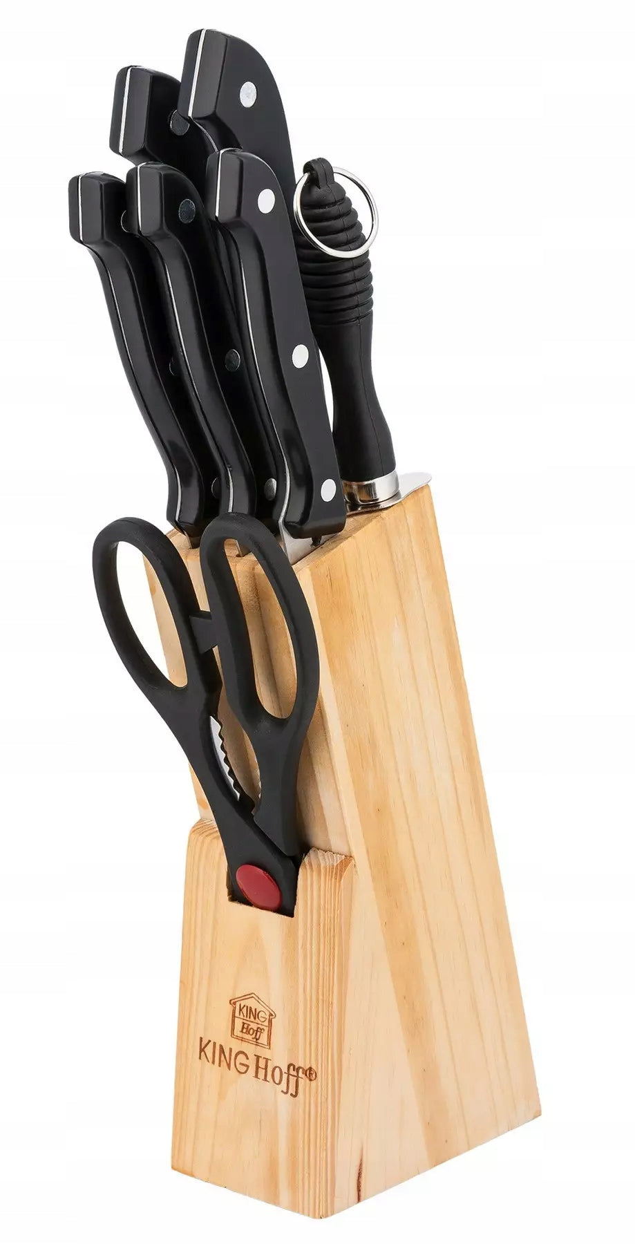Set of knives in block 8 elements KingHoff