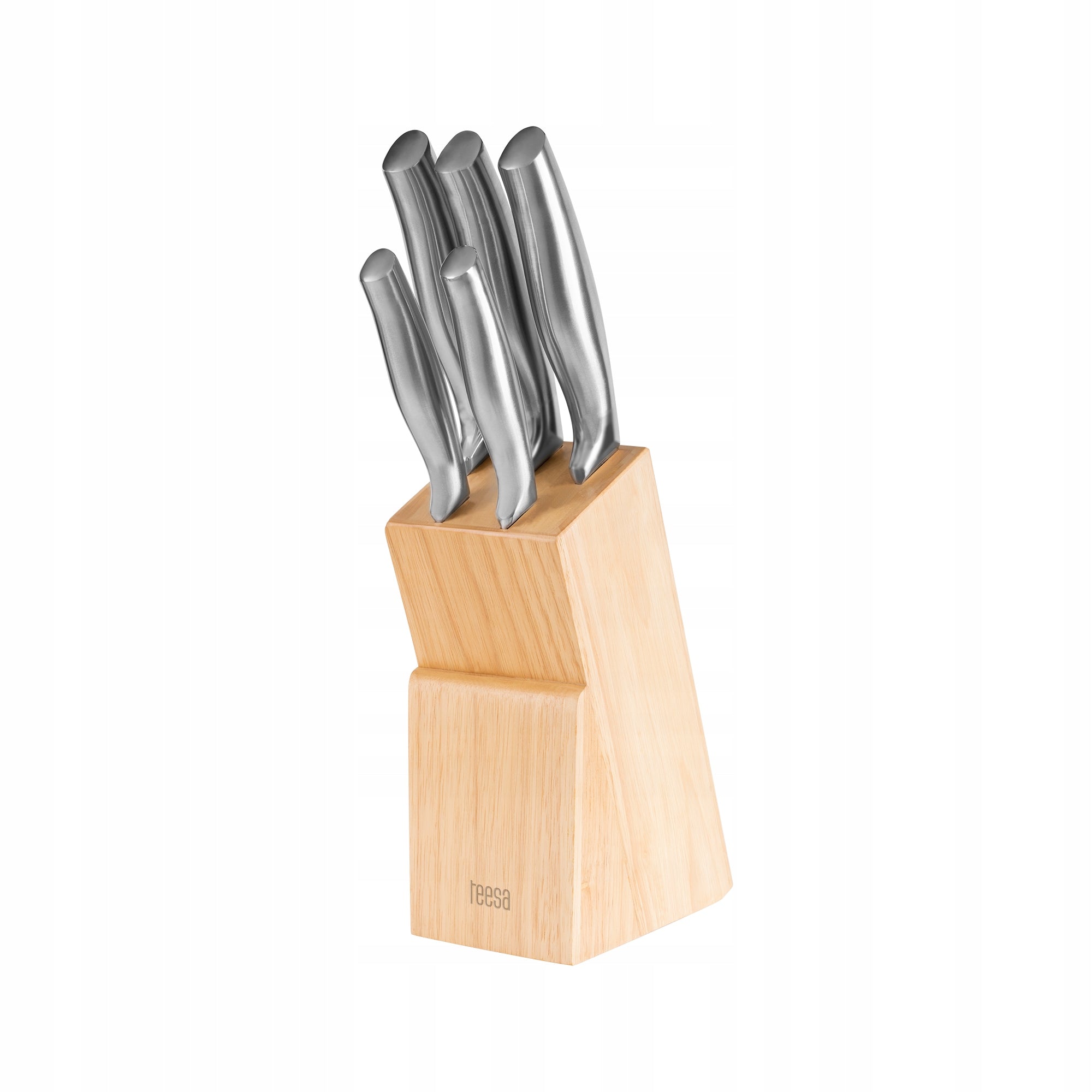 Set of knives in block Teesa 5 pcs. TSA0204
