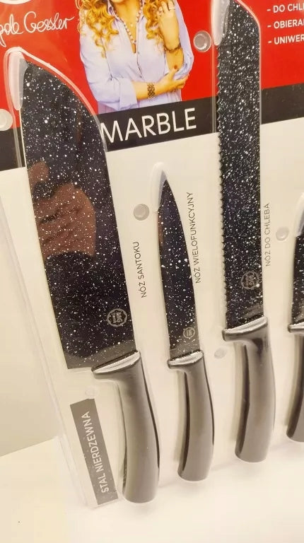Set of knives set Marble Magda Gessler 5 pcs. Manufacturer code 7105023126