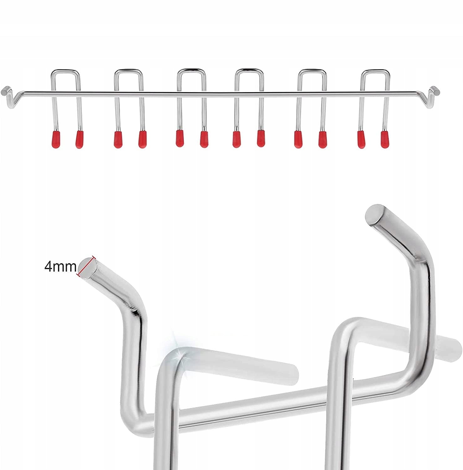 Set of metal hooks for pegboard board 122pcs Brand no brand