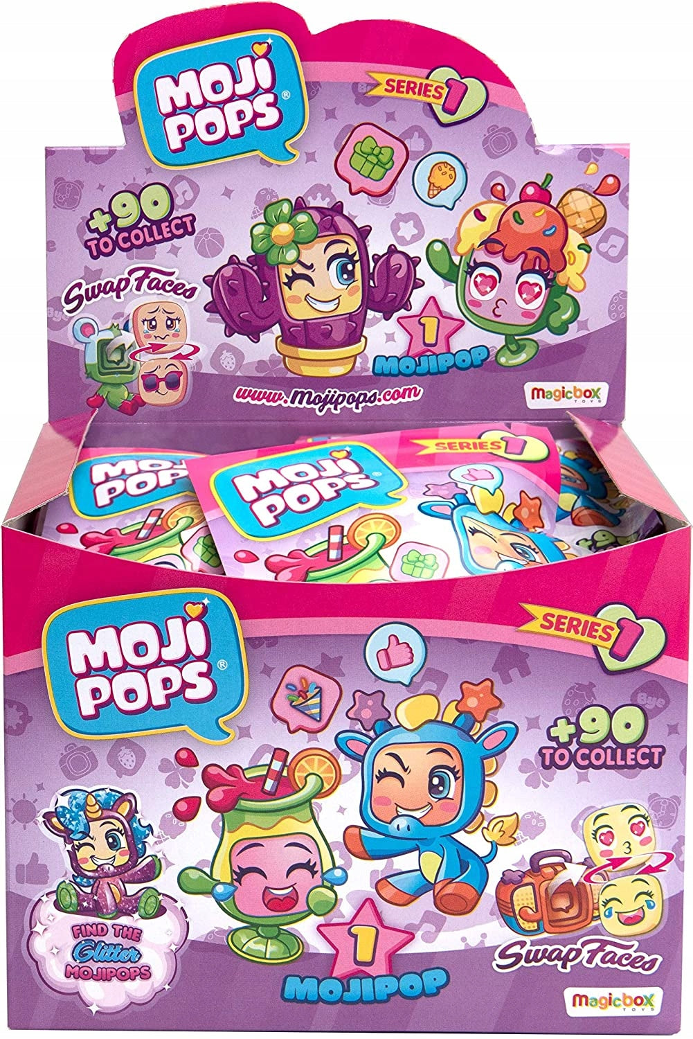 Set of minifigures Magic box Moji Pops 24 pieces