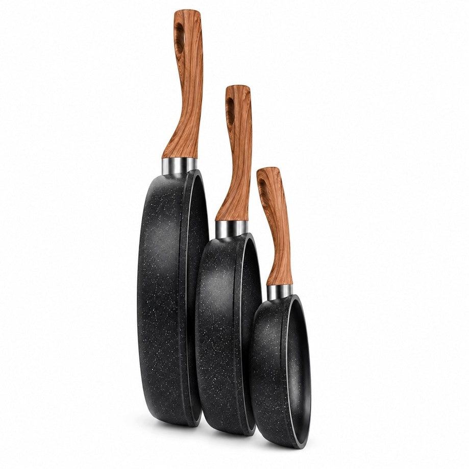 Set of pans Eisenbach 3-piece black non-stick - 20/24/28 cm Brand EISENBACH
