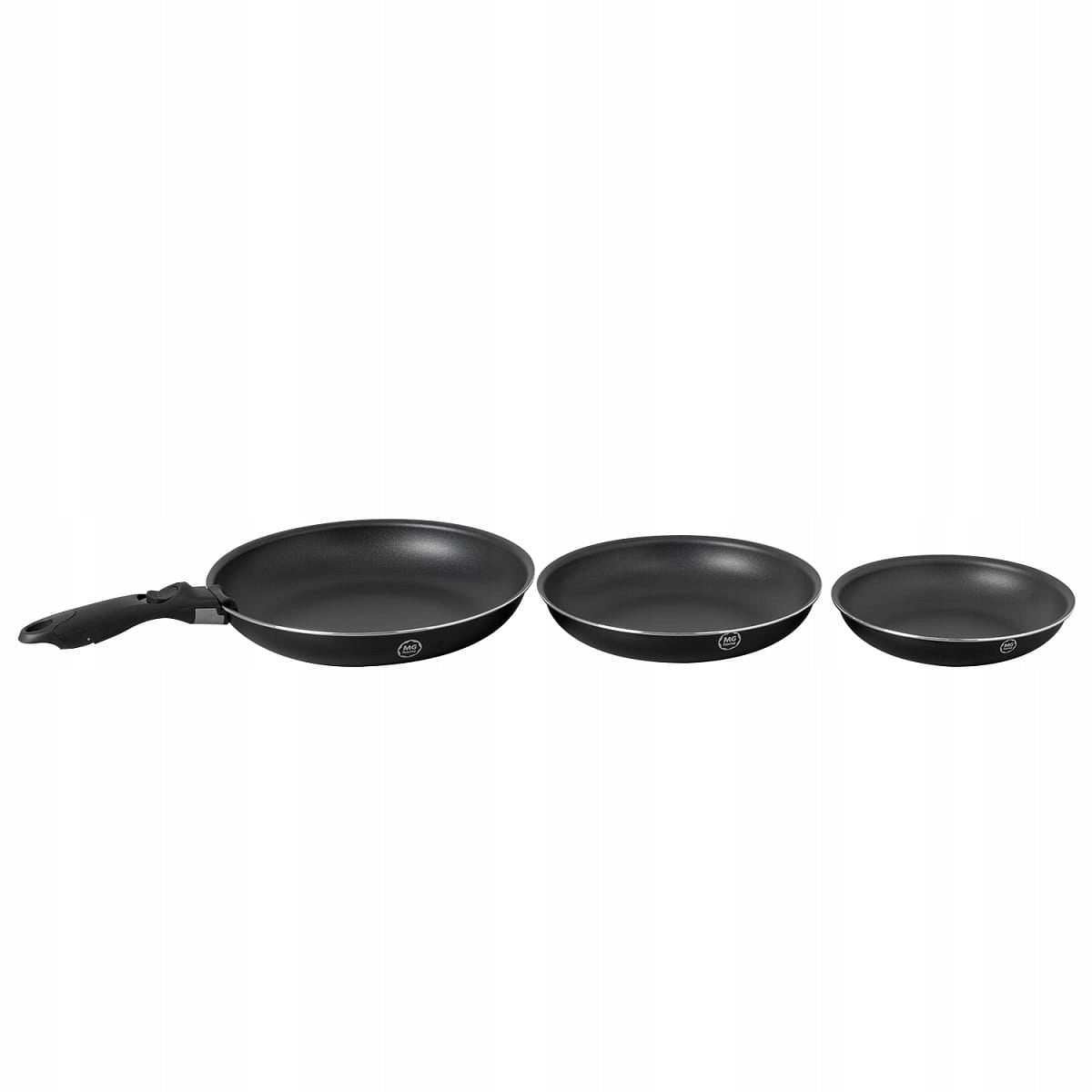 Set of pans MG home Clever Kitchen 7105022005B black 4 el. Manufacturer code 7105022005B