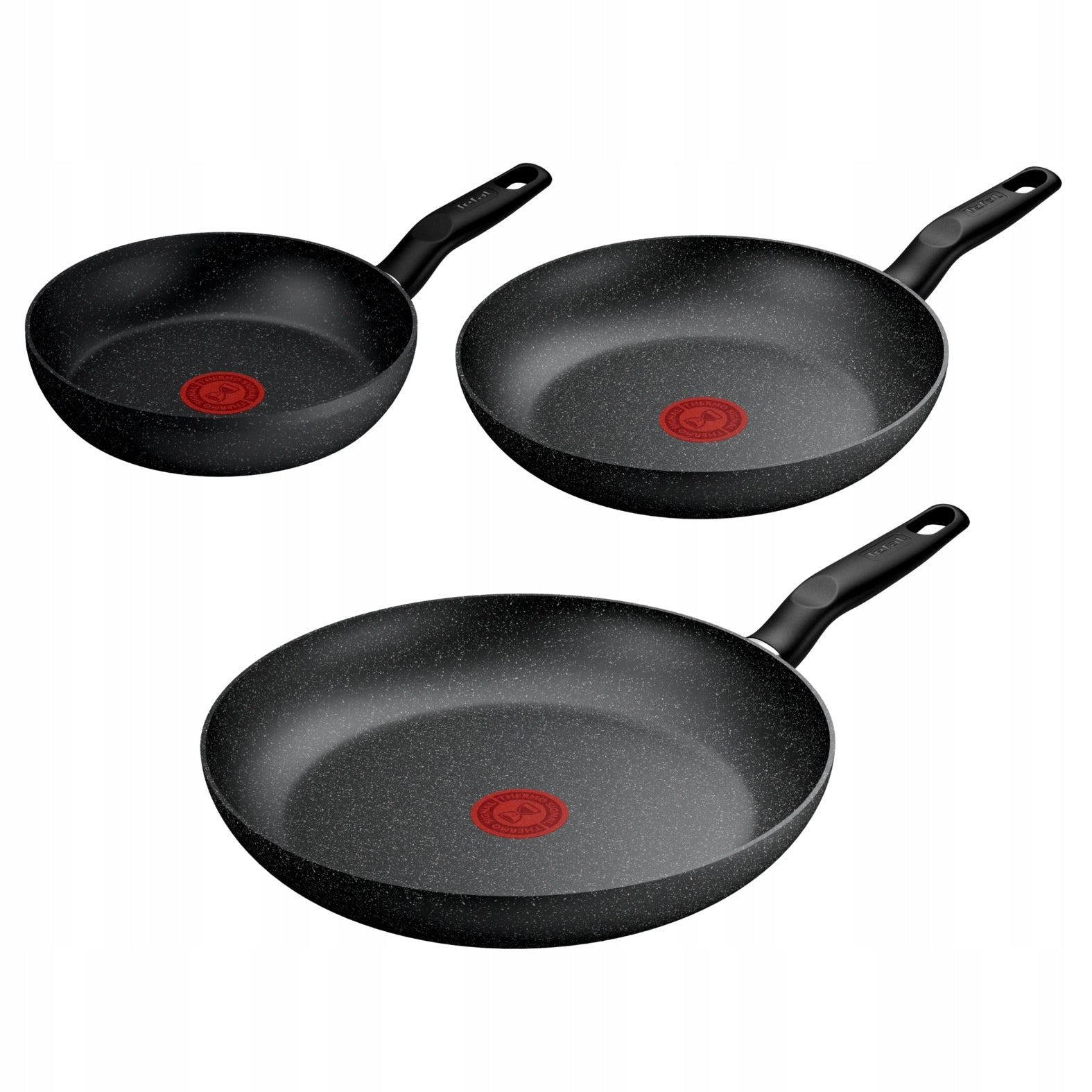 Set of pans TEFAL Dark Essential 3 elements Induction 20/24/28 cm