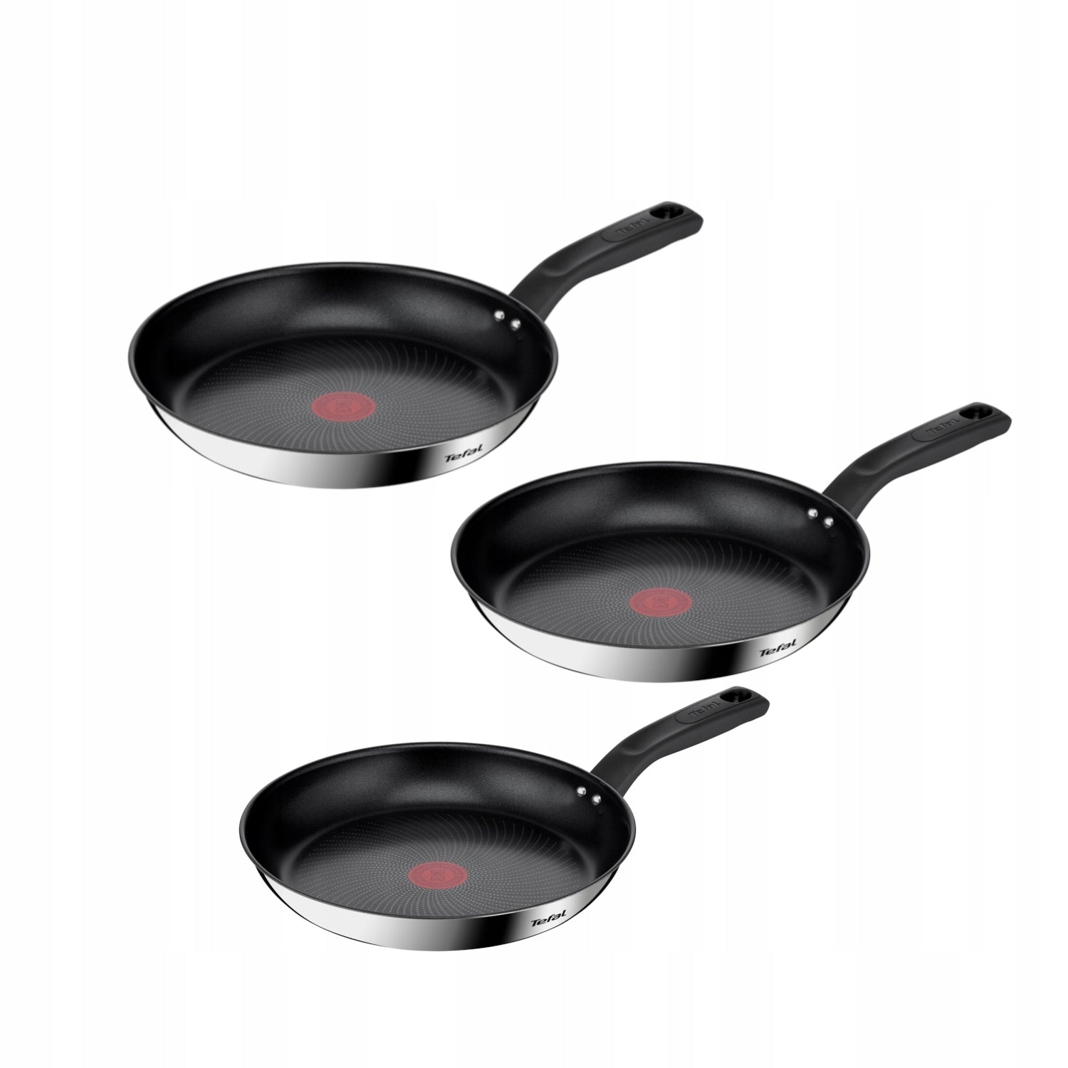 Set of pans TEFAL Delicious 20/24/28cm INDUCTION stainless steel 3 el.