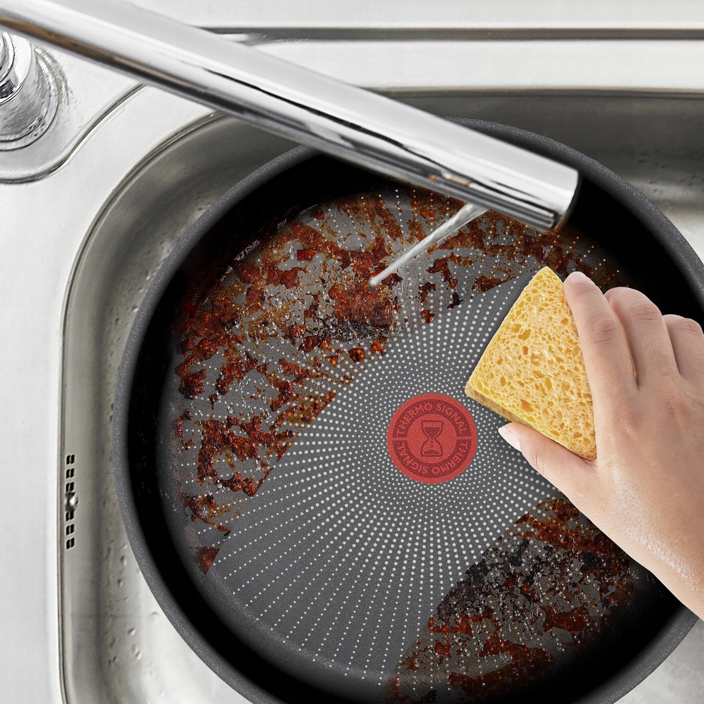 Set of pans TEFAL Ingenio React L7629202 (3 members) Color black