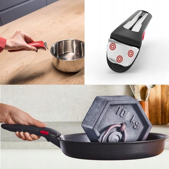 Set of pans TEFAL P0009553 Black Packaging status original