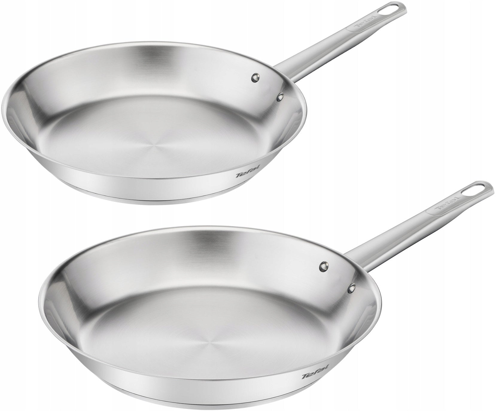 Set of pans TEFAL Professional 24/28 cm stainless steel induction