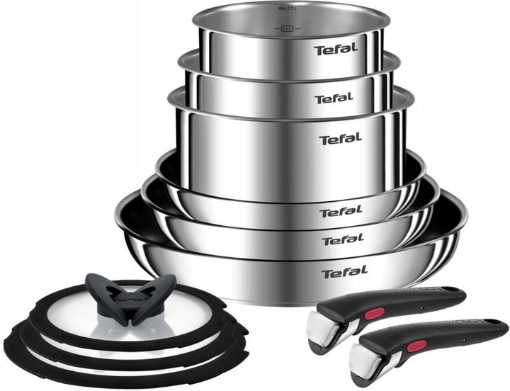 Set of pans and pots Tefal Ingenio Emotion 11 el stainless L897SB74