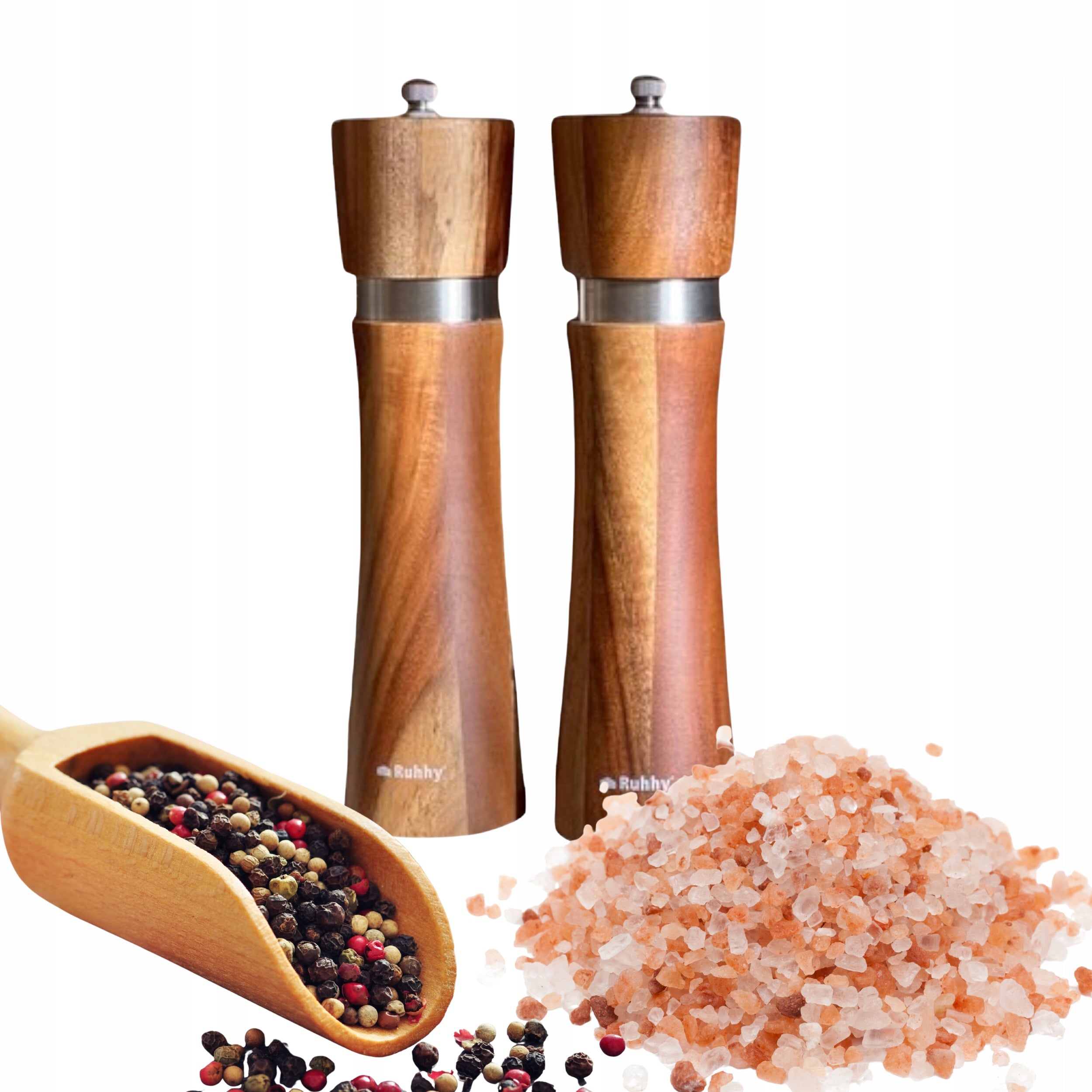 Set of pepper and salt grinders - Hand grinder for spices 2 pcs Manufacturer code 00024650