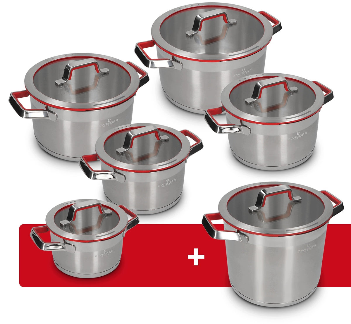 Set of pots 10 el. Klassiker PRO + Pot high 22 cm Klassiker PRO