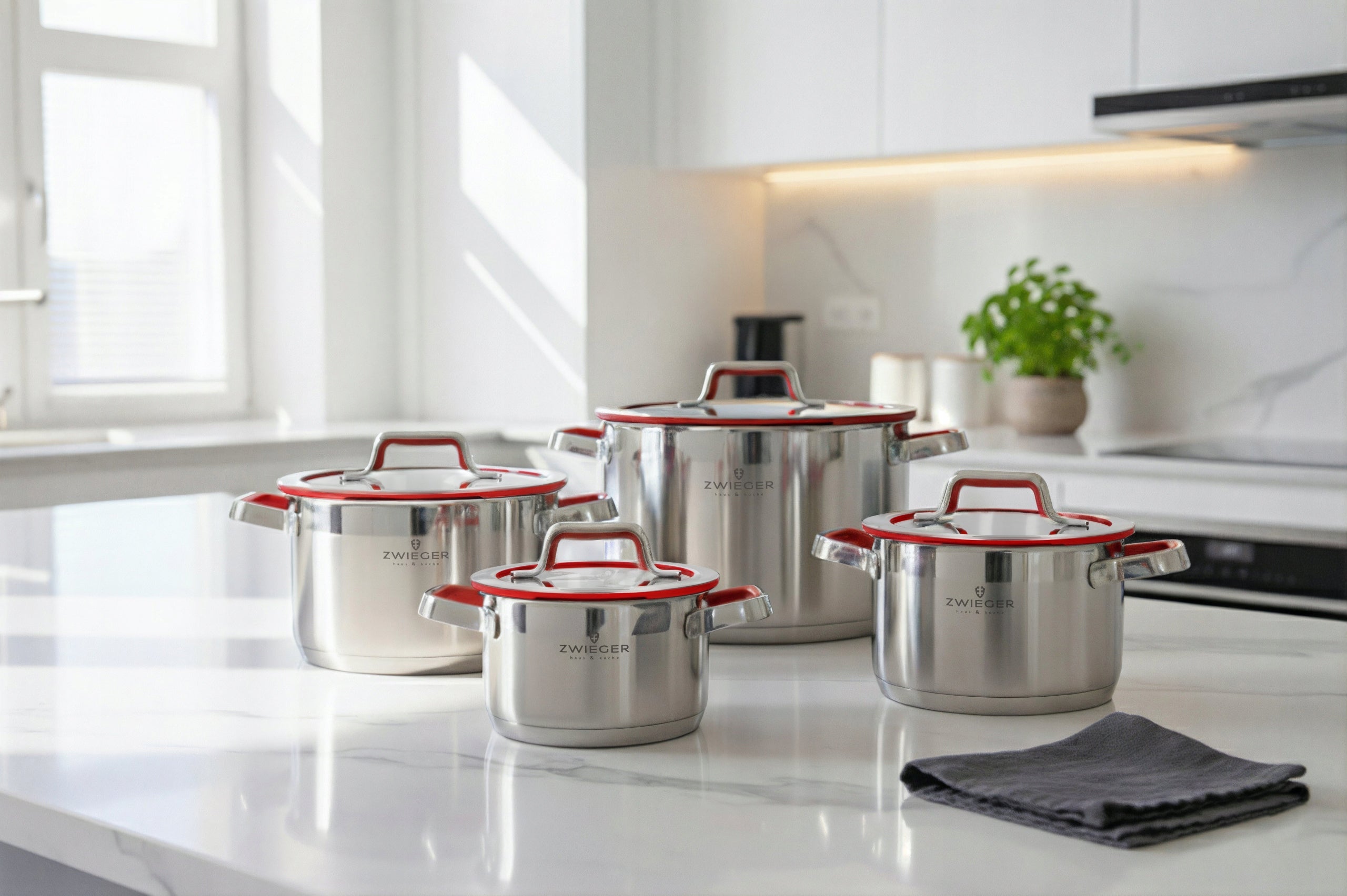 Set of pots 8 el. Klassiker PRO Zwieger INDUCTION, GAS Number of items in the set 8