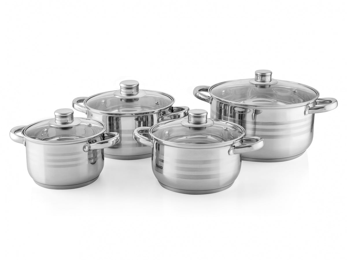 Set of pots Florina Anter stainless steel 8 el.