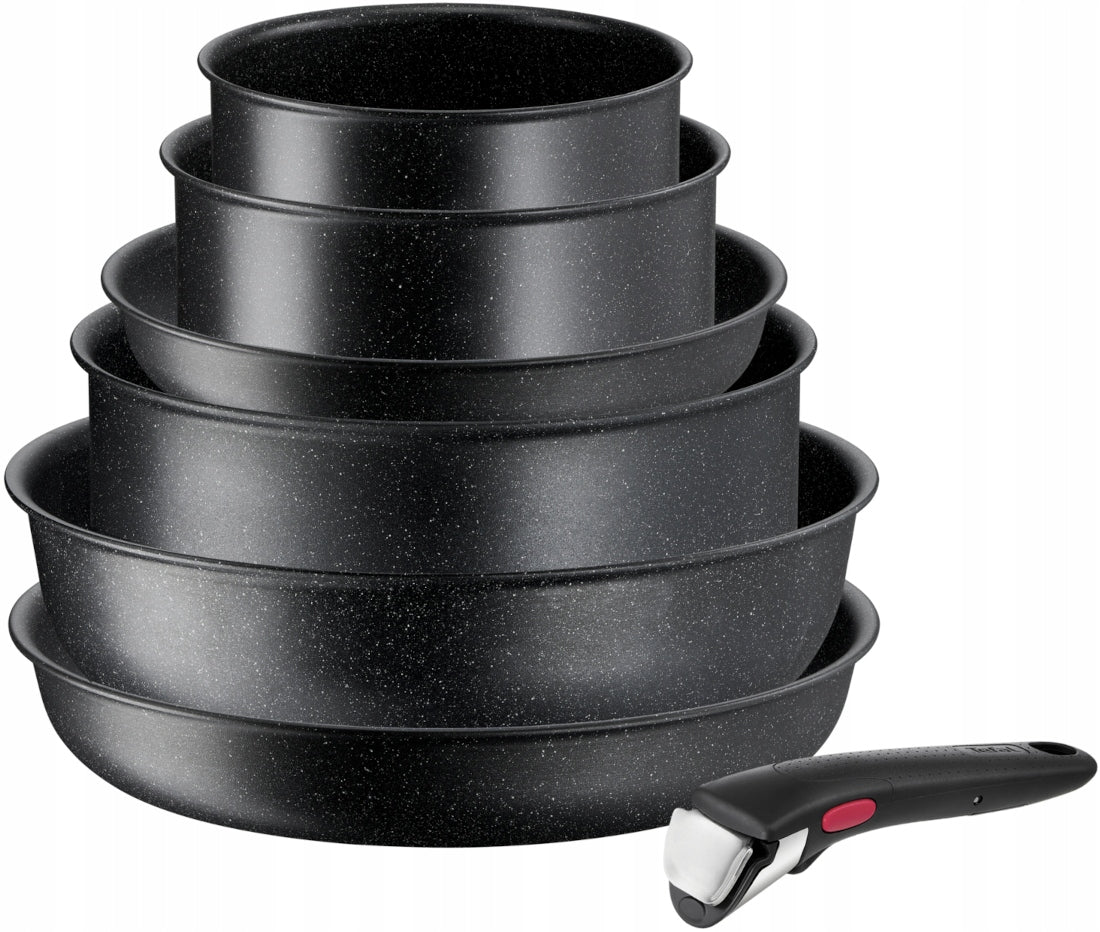 Set of pots Tefal Ingenio Black Stone 7 parts L3998702