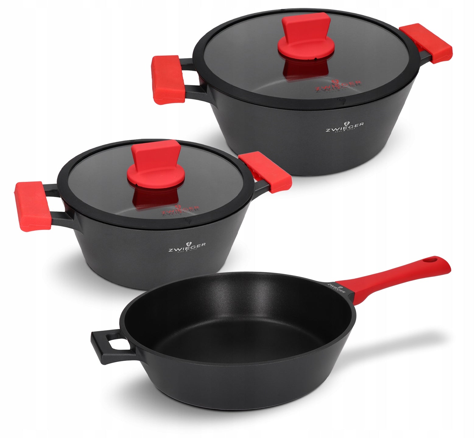 Set of pots and pans 5 el. Obsidian Zwieger