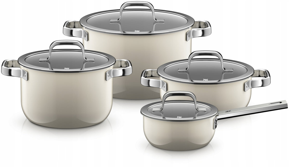 Set of pots with lids WMF Fusiontec Mineral Pro 8 el. macadamia