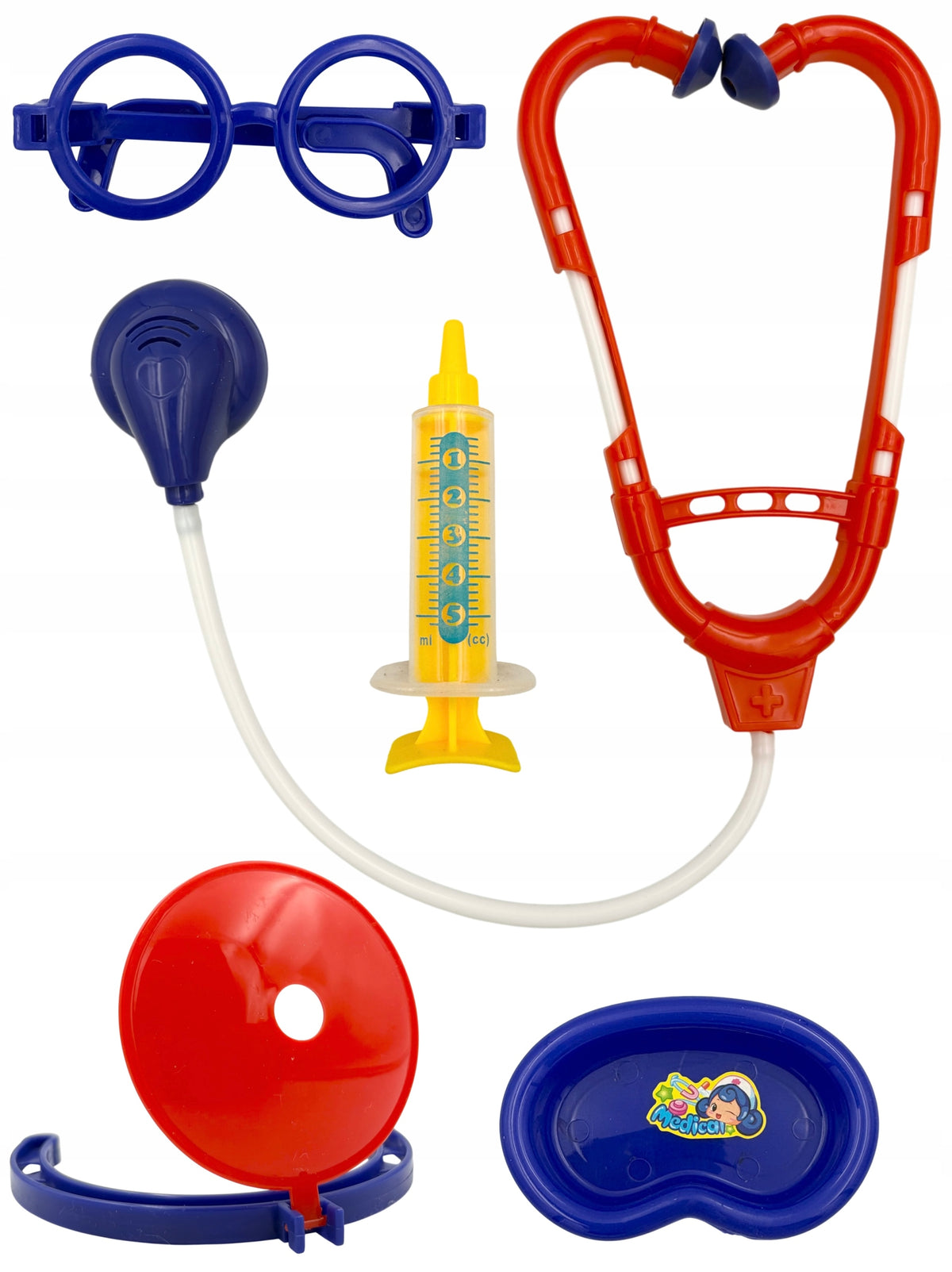 Set of small doctor toy stethoscope set for child toy Packaging status original
