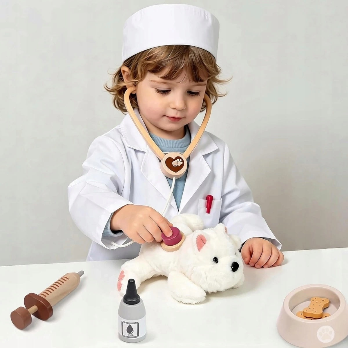 Set of small veterinarian Kabi – wooden veterinary clinic 3+ Brand Kabi
