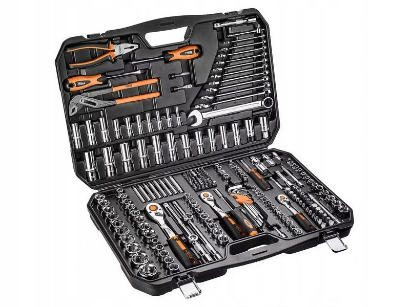 Set of socket wrenches NEO TOOLS 10-078 1/2 3/8 and 1/4 inch 233 elements