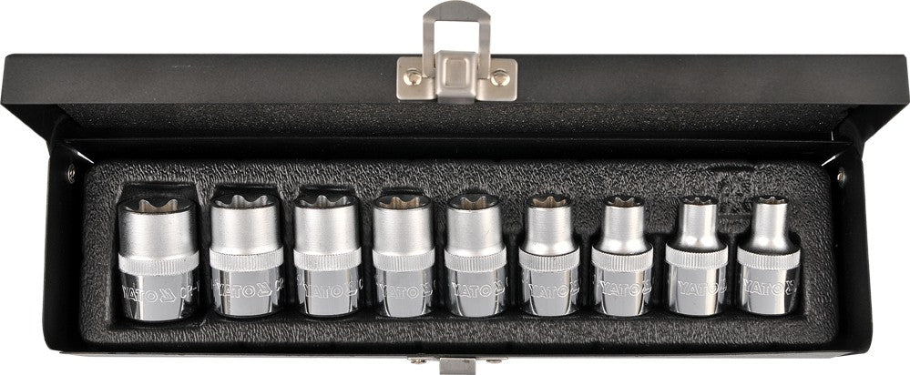 Set of socket wrenches Torx YATO YT-0521 9 el. Brand Yato