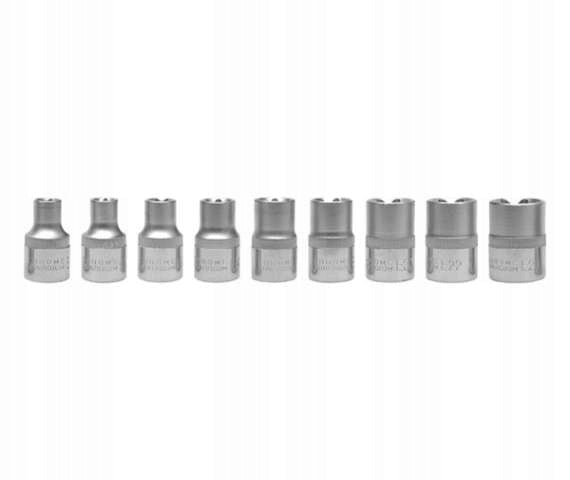 Set of socket wrenches Torx YATO YT-0521 9 el.