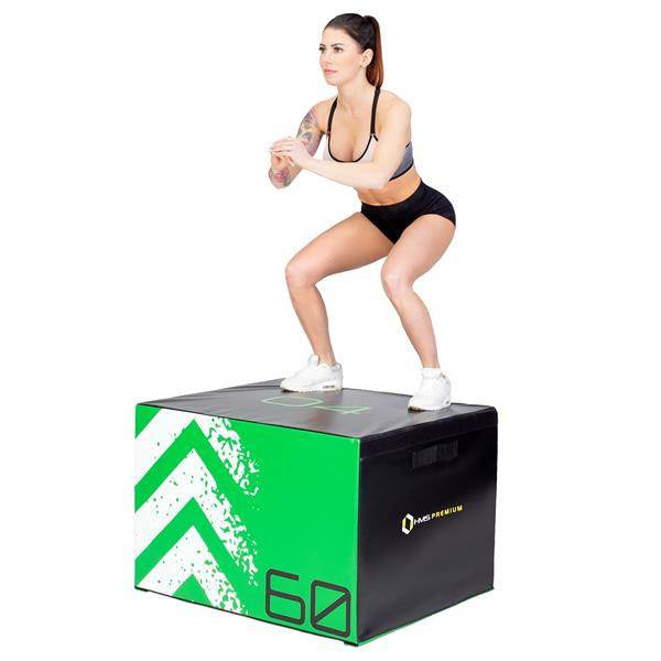 Set of soft plyometric boxes (4 pieces) PYBS01 - HMS Brand HMS