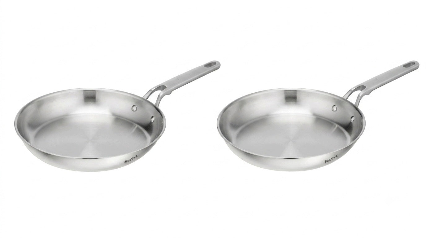 Set of steel pans TEFAL Extreme 24/28 cm induction gas