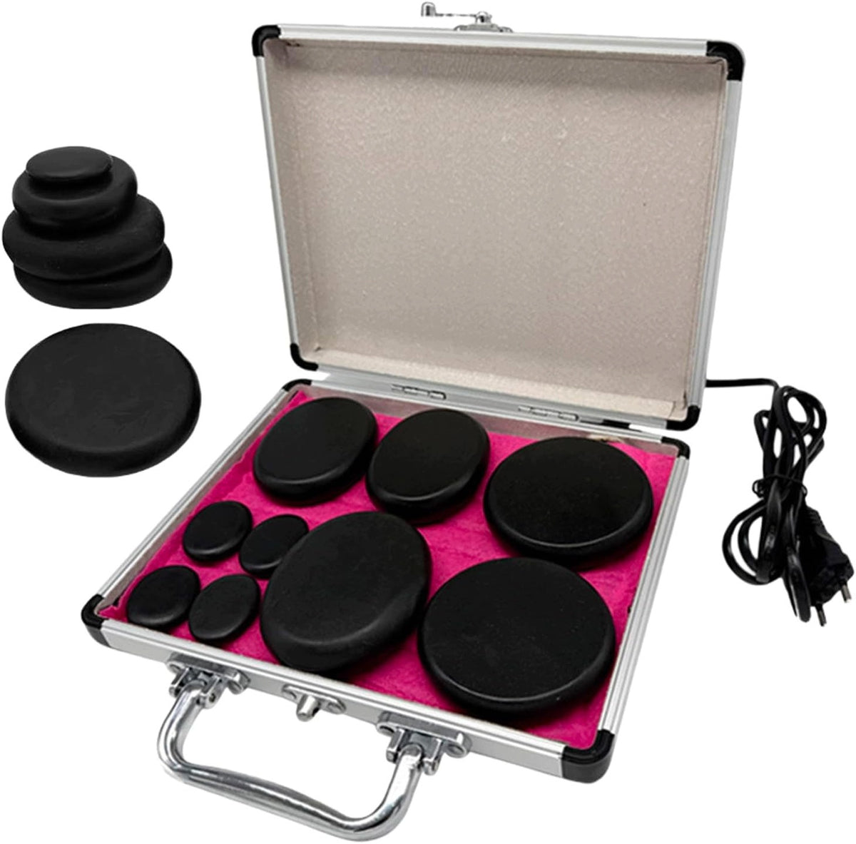 Set of stones with heater