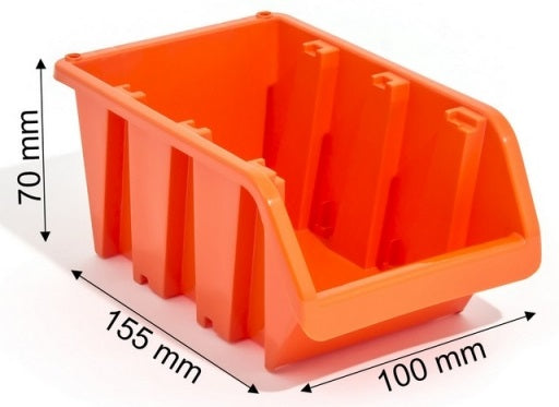 Set of storage litter box containers 30 pieces + 2 x boards Kind pegboard