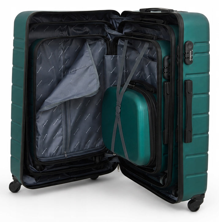 Set of suitcases 4in1 travel suitcase with wheels GRAVITT 1131 Brand Gravitt