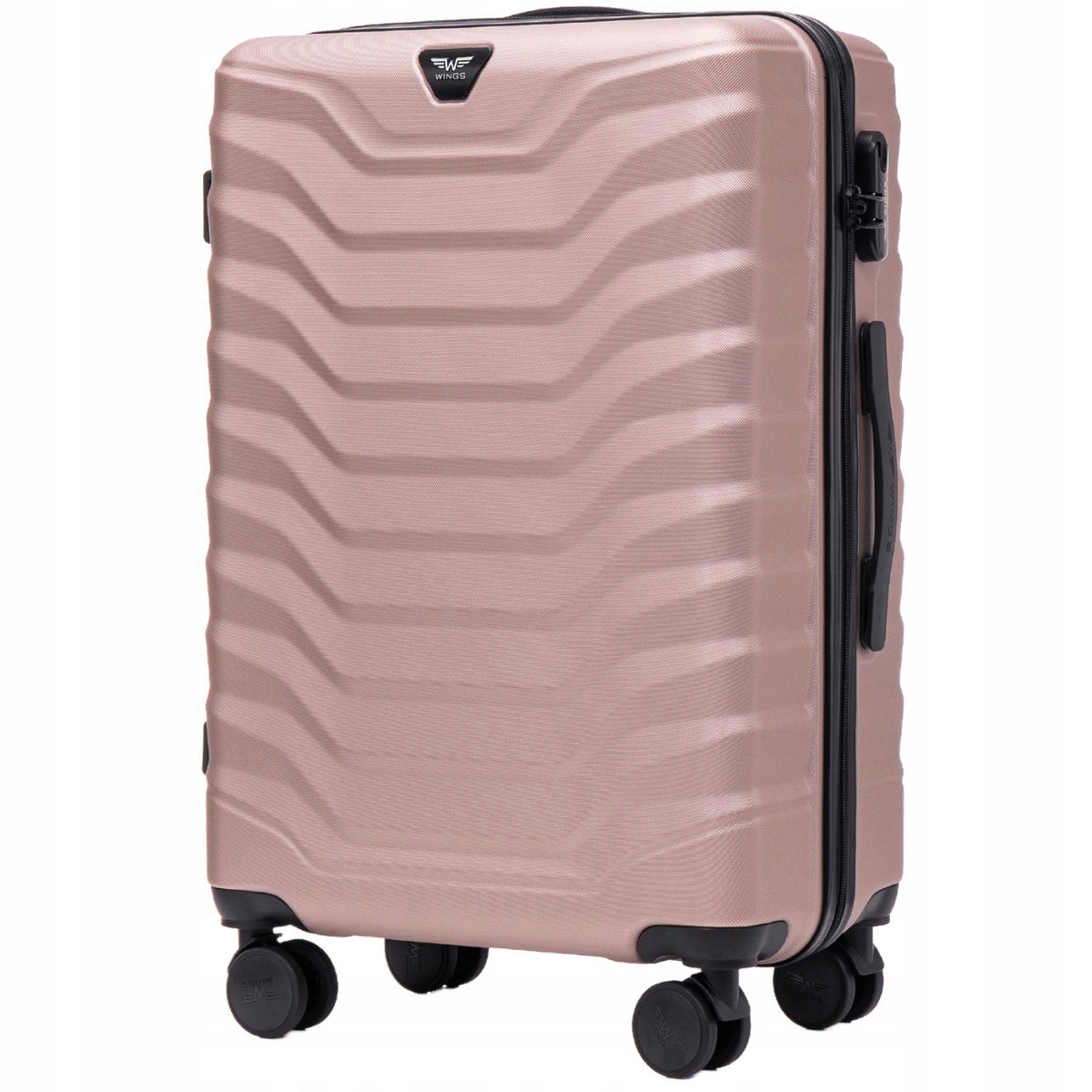 Set of suitcases WINGS 4 pcs 100% polycarbonate case small medium large Brand Wings