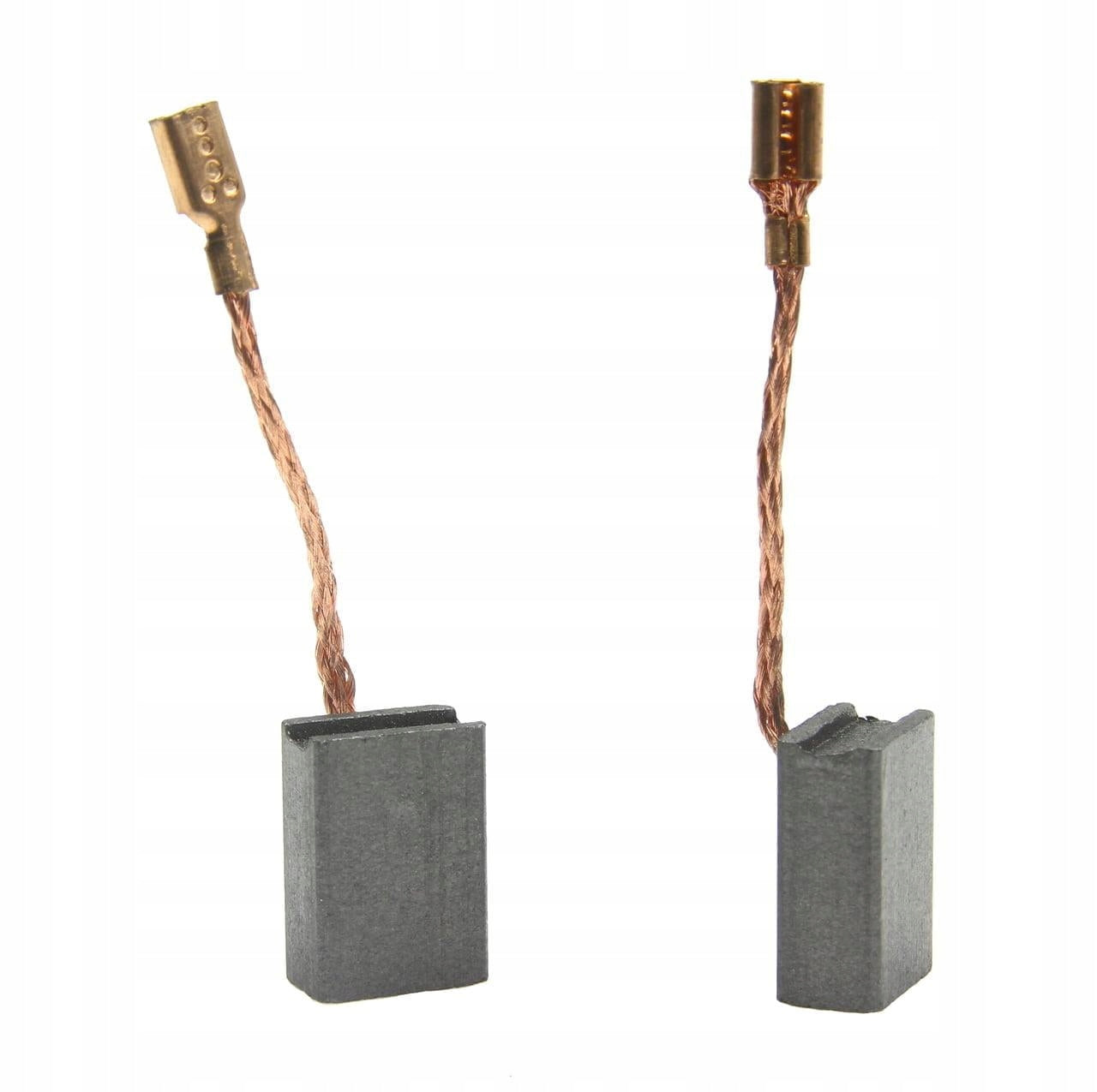 Set of two carbon brushes for an electric motor 6.1×10.7x14mm