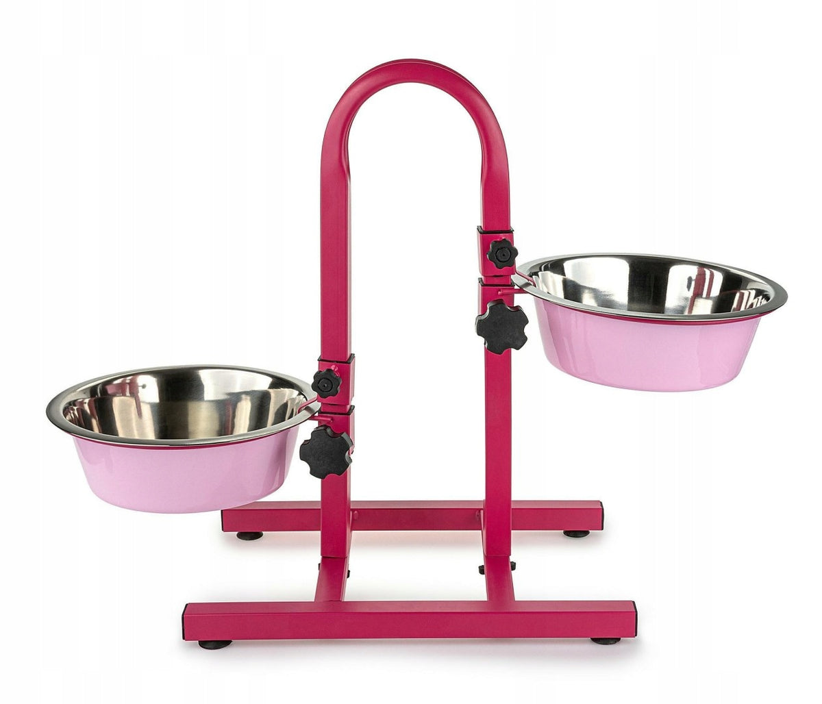 Set of two metal bowls Happet pink 2x2,6 l