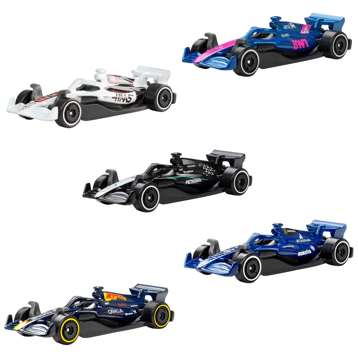 Set of vehicles Hot Wheels Formula 1 JLN11 (5 pcs.) Manufacturer code JLN11
