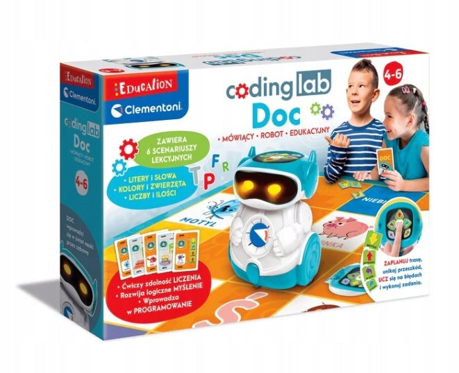 Set robot doc clementoni gift for child teaching letters and numbers