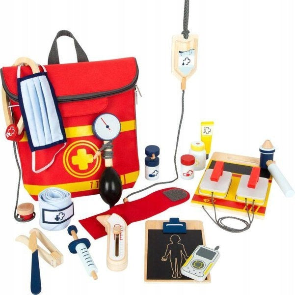 Set small doctor in rescue bag Lots of items for gift Small Foot
