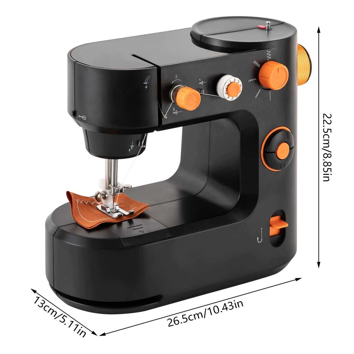 Sewing Machine Portable Electric Sewing Machine Black Home Durable Manufacturer code Hubeishengzekongrenshangmaoyouxiangongsi