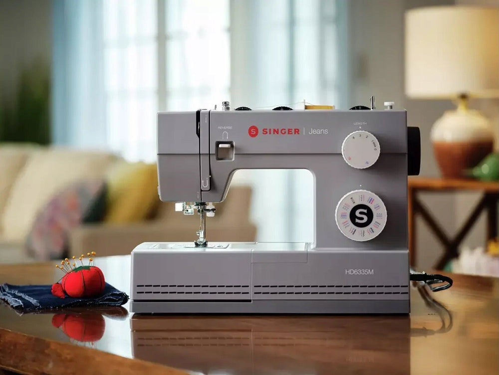 Sewing Machine Singer Heavy Duty Denim 6335M 32 Stitches Very Durable Packaging status original
