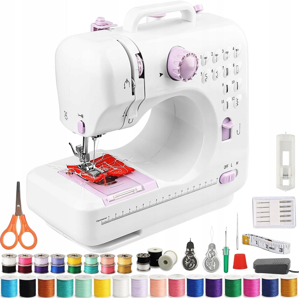 Sewing Machine for Beginners 12 Stitch Patterns Sewing Accessories