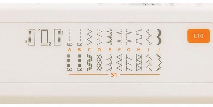 Sewing machine Husqvarna Viking E10 strong mechanical home pendulum Manufacturer code E10